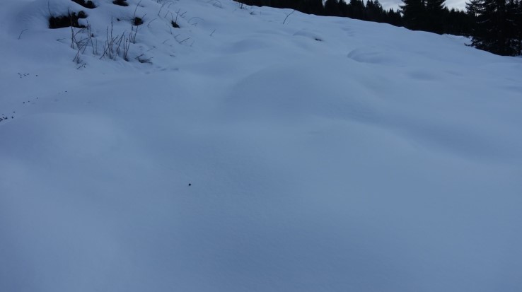 Gerlos to Wald im Pinzgau over the mountain with deep snow